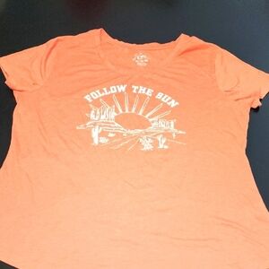 Natural Reflections "Follow The Sun" Graphic Tee Sz Xl